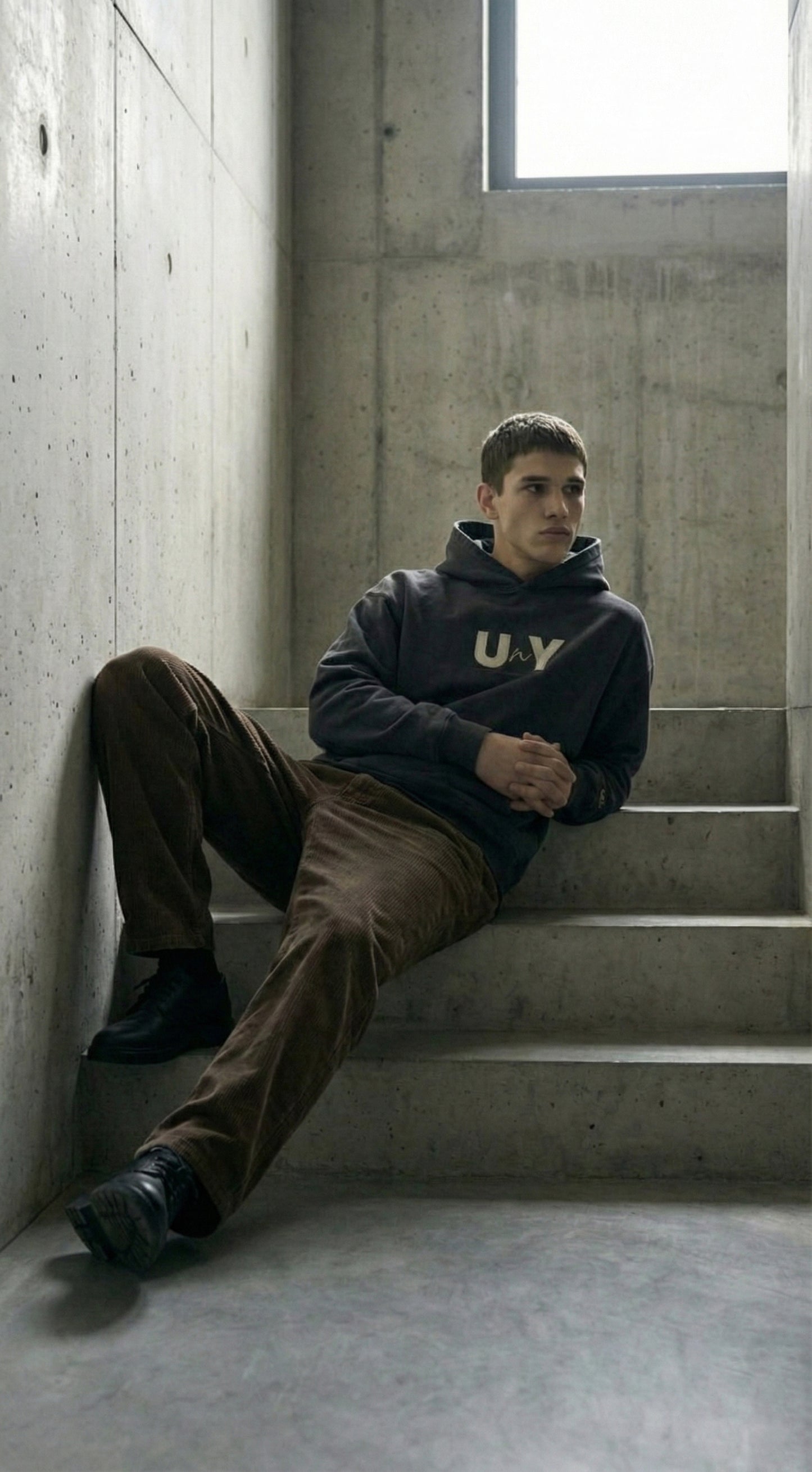 Premium UnY Black Hoodie - Unisex