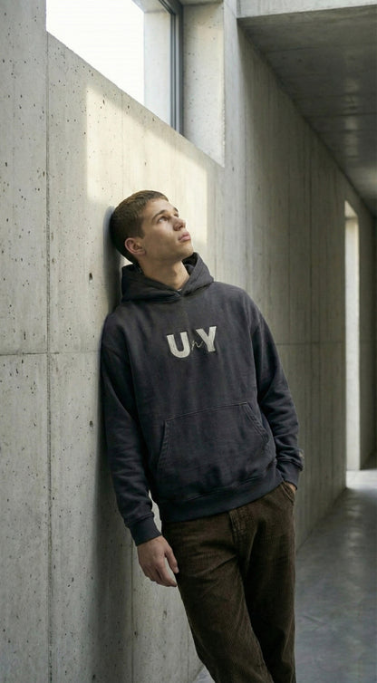Premium UnY Black Hoodie - Unisex